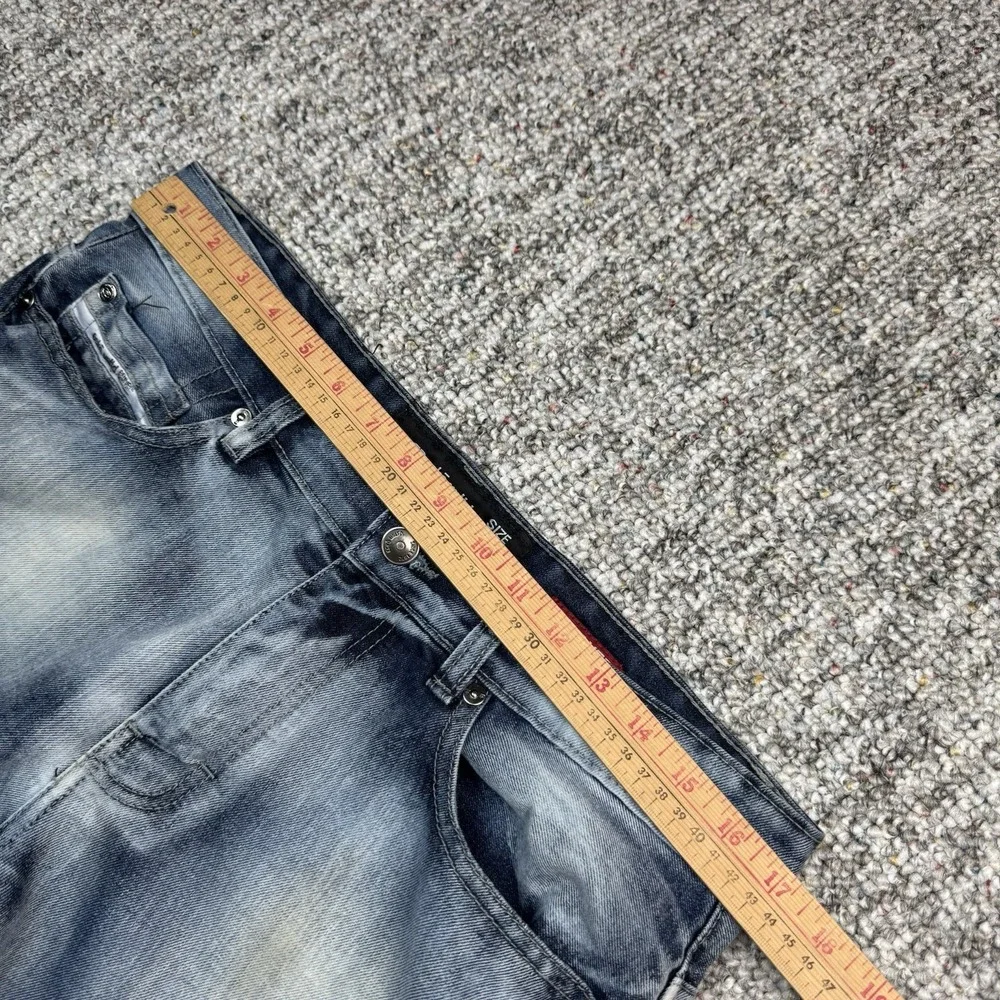 Ecko Unltd Shorts Mens 32 Fits 34x11 Jorts Denim Blue Y2K
